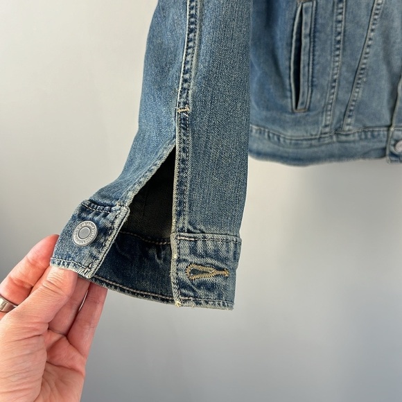 Lucky Brand The Tomboy Trucker Jacket Size L - Picture 6 of 16
